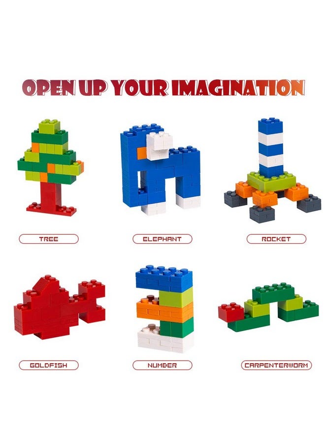 Lekebaby Classic 1500 Pieces Building Bricks Kit Basic Brick Set Classic Colors for Kids Creative Play, Compatible with All Major Brands, Gifts Educational Toy for Boys Girls 6 Years Old and Up