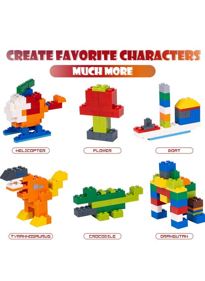 Lekebaby Classic 1500 Pieces Building Bricks Kit Basic Brick Set Classic Colors for Kids Creative Play, Compatible with All Major Brands, Gifts Educational Toy for Boys Girls 6 Years Old and Up