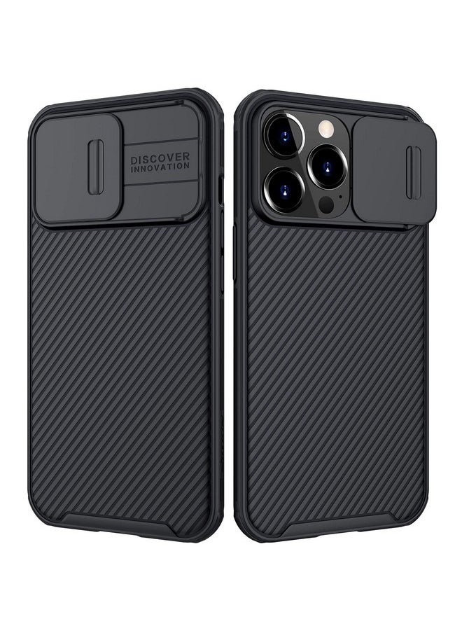 Nillkin CamShield Pro TPU Frame & PC Back Cover with Camera Lens Protection, Slide Camera Cover Compatible for iPhone 13 Pro Case - Black