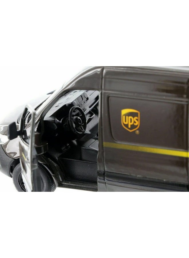 KiNSMART Mercedes-Benz Sprinter UPS Edition Delivery Van 1:48 Scale 5