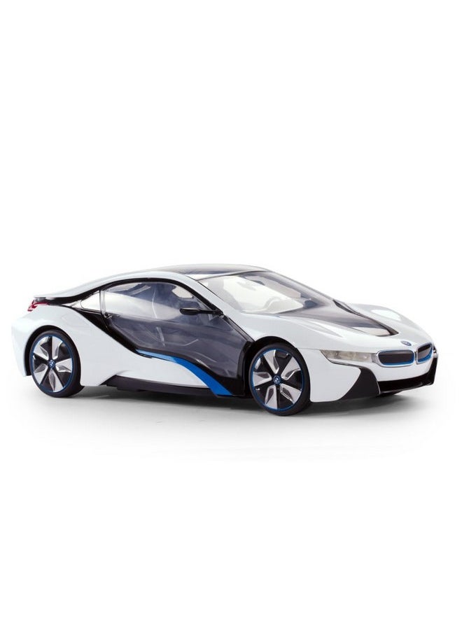 RASTAR BMW Toy Car, 1:14 BMW i8 Remote Control Car | BMW RC Car, Fully Transparent/Interior Light