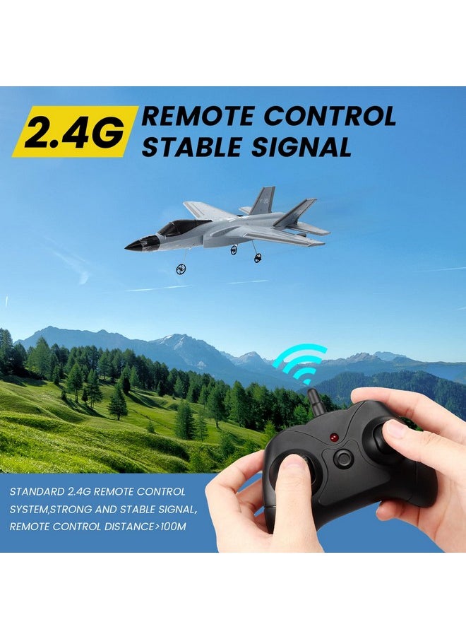 BEHORSE RC Plane, F-35 RC Airplane Ready to Fly, 2 Channel 2.4Ghz Remote Control Plane, Remote Control Airplanes for Kids Boys Girls Adults Beginners