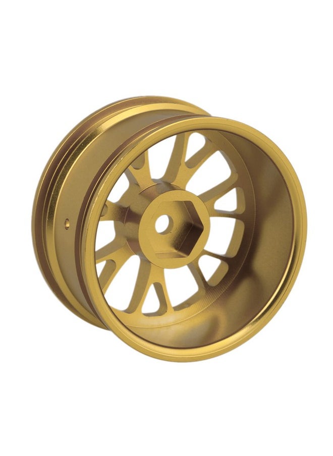 Mxfans 4PCS RC Golden Al. Upgrade 50008Y Y-Shape Wheel Rim RC1:10 On-Road Car & Drift Car