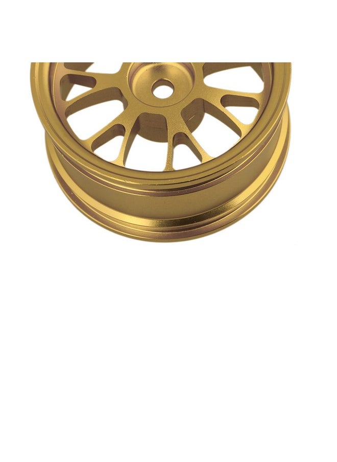 Mxfans 4PCS RC Golden Al. Upgrade 50008Y Y-Shape Wheel Rim RC1:10 On-Road Car & Drift Car