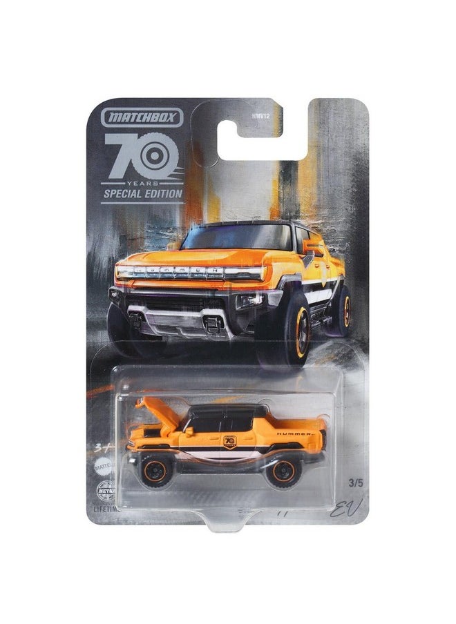 Matchbox 2023 70th Anniversary Special Edition Moving Parts Complete Set of 5 Diecast Vehicles from HMV12-956A Release
