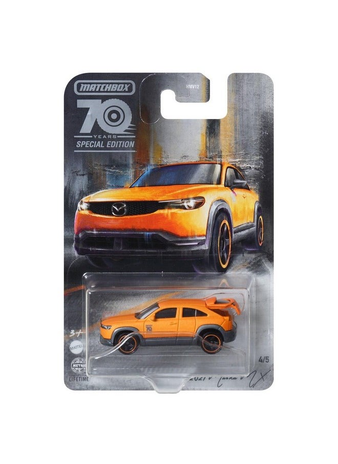 Matchbox 2023 70th Anniversary Special Edition Moving Parts Complete Set of 5 Diecast Vehicles from HMV12-956A Release