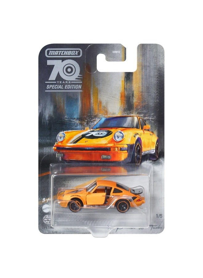 Matchbox 2023 70th Anniversary Special Edition Moving Parts Complete Set of 5 Diecast Vehicles from HMV12-956A Release