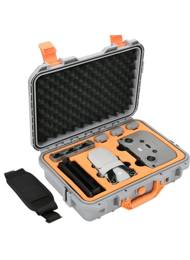YETEETH Mini 2/Mini 2 SE/Mini 4K Hard Case, Waterproof Pressure Resistant Carrying Case for DJI Mini 2/Mini 2 SE/Mini 4K Accessories (Included Should Strap)