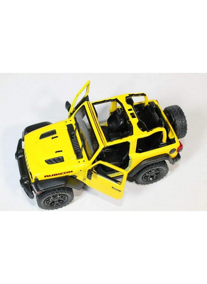 2018 Jeep Wrangler Rubicon No Top Yellow - Kinsmart P/B