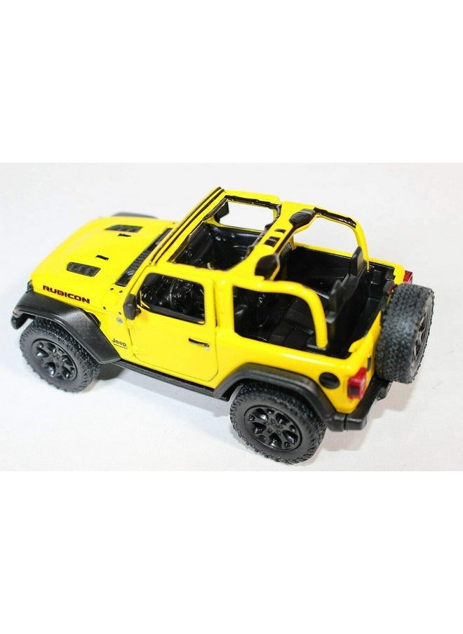 2018 Jeep Wrangler Rubicon No Top Yellow - Kinsmart P/B