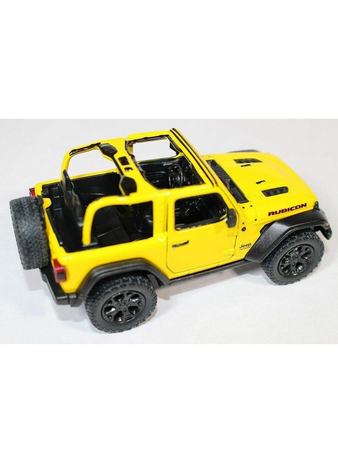 2018 Jeep Wrangler Rubicon No Top Yellow - Kinsmart P/B