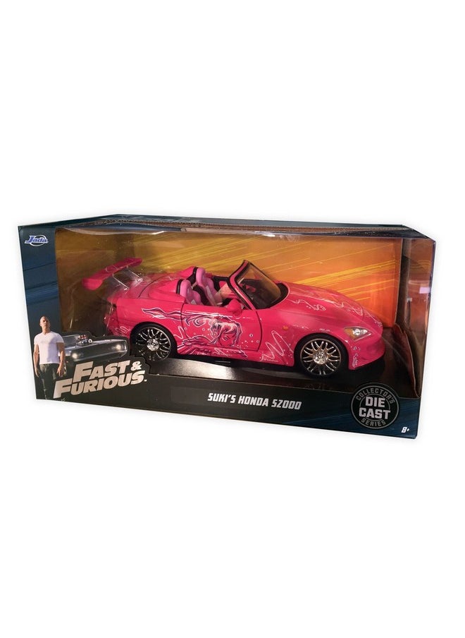 Suki'S 2001 Honda S2000 - 2 Fast 2 Furious 1:24 Diecast Model