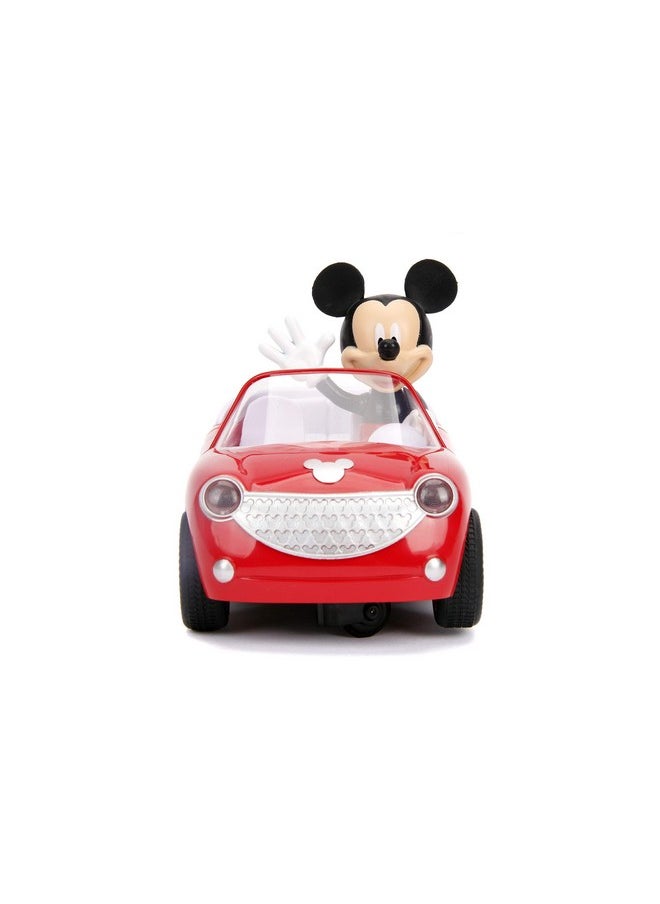 Jada Toys Disney Junior Mickey Mouse Clubhouse Roadster RC Car Red, 7