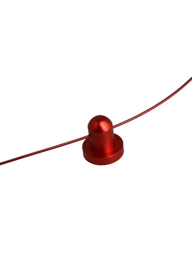 Mxfans Red Color 1/10 RC Car Body Clip Pins 155mm Steel Wire Body Clips with Screw Retainer N10259R Set of 2