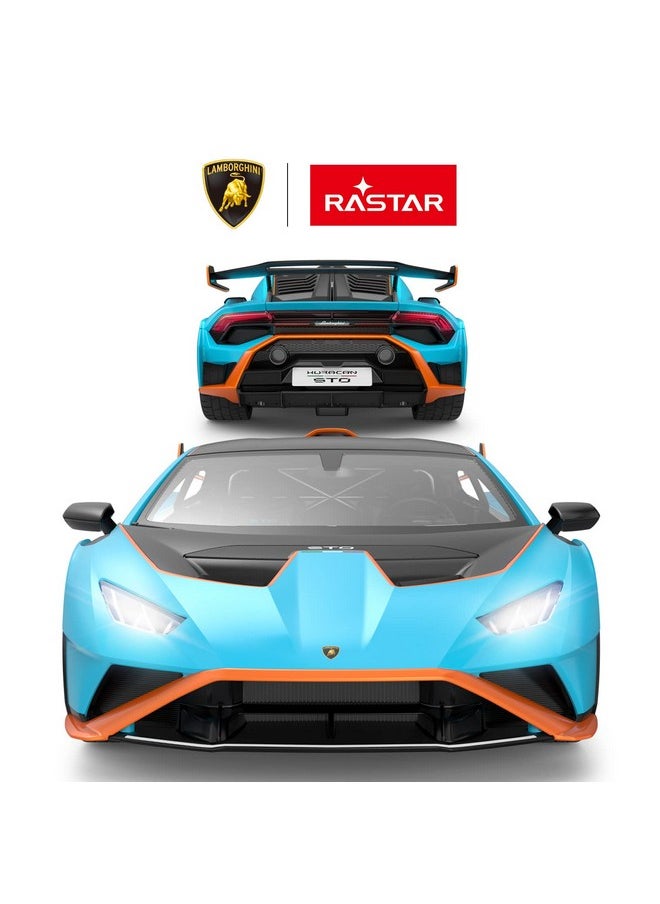 RASTAR Lamborghini RC Car R/C 1/14 Lamborghini Huracán STO Model Car Blue Lamborghini Toy Car 2.4Ghz Remote Control Car for Boys 8-12