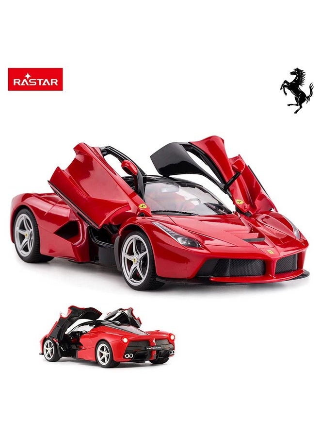 RASTAR RC Car | 1/14 Scale Ferrari LaFerrari Radio Remote Control R/C Toy Car Model Vehicle for Boys Kids, Red