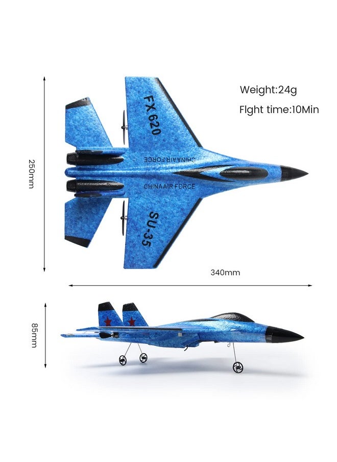 BEHORSE Remote Control Airplane RC Plane 2 Channel Remote Control Airplane Ready to Fly, 2.4GHz Easy to Control RC Glider Plane for Kids