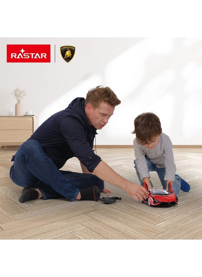 RASTAR RC Car Lamborghini Sián FKP 37 1/14 Remote Control Car, Lamborghini Toy Rc Car for Kids Boys6-12 - RED