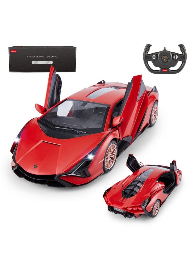 RASTAR RC Car Lamborghini Sián FKP 37 1/14 Remote Control Car, Lamborghini Toy Rc Car for Kids Boys6-12 - RED