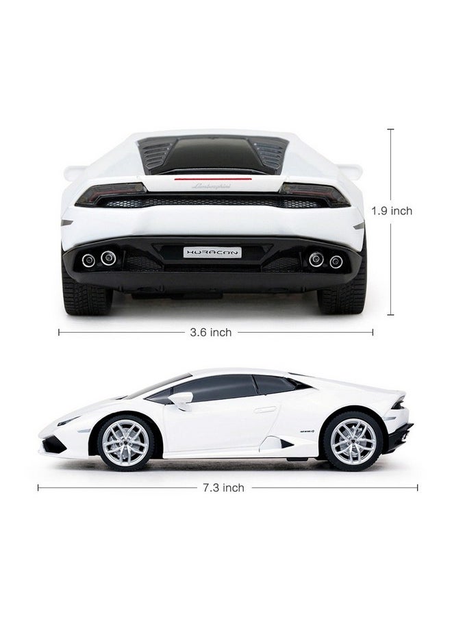 RASTAR Lamborghini HURACÁN LP610-4 RC Car Radio Remote Control, 1/24 Scale (White)