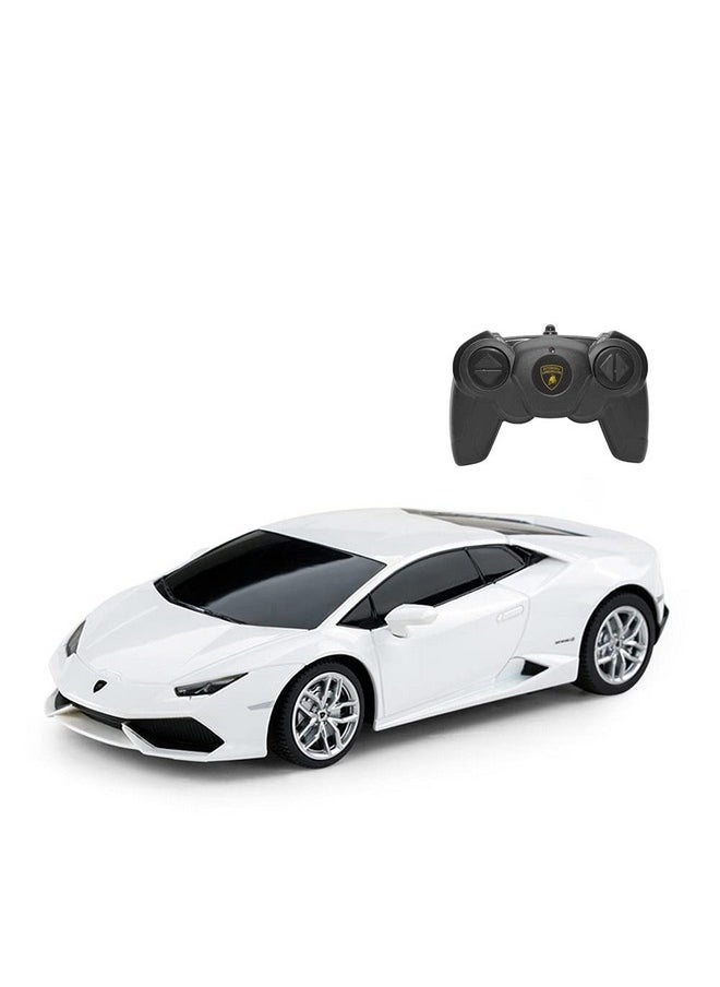 RASTAR Lamborghini HURACÁN LP610-4 RC Car Radio Remote Control, 1/24 Scale (White)