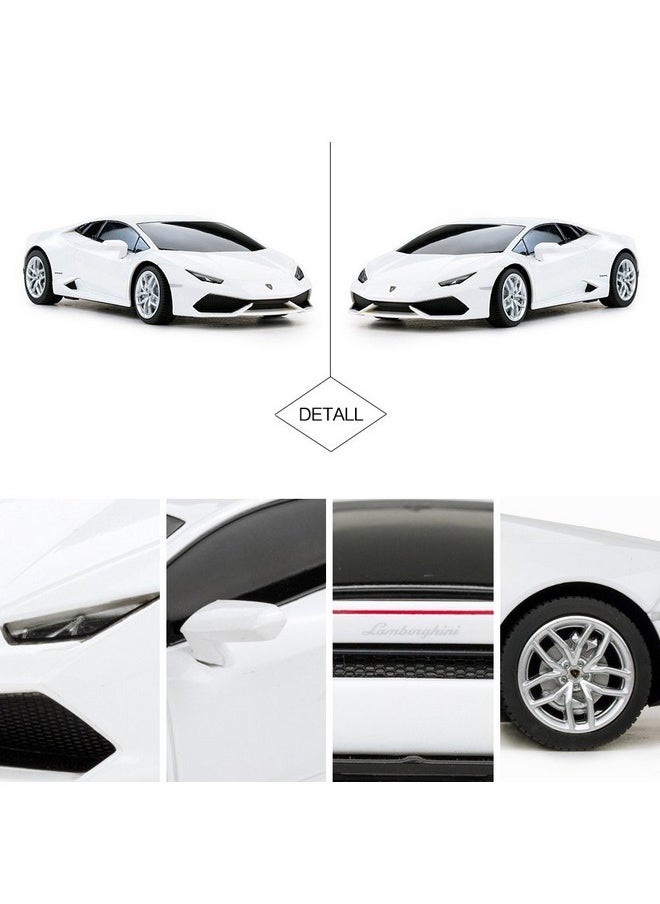 RASTAR Lamborghini HURACÁN LP610-4 RC Car Radio Remote Control, 1/24 Scale (White)