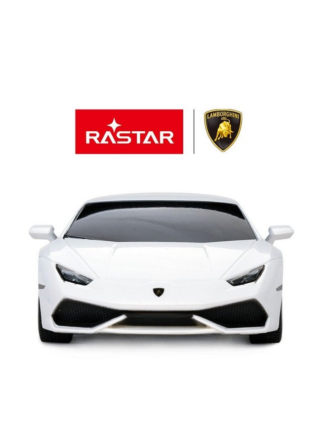 RASTAR Lamborghini HURACÁN LP610-4 RC Car Radio Remote Control, 1/24 Scale (White)