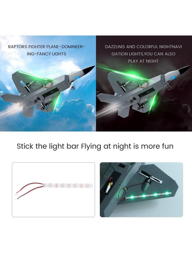 BEHORSE RC Plane -F22 Raptor Model Toy Airplane Glider, 2 Channels 2.4 GHz Remote Control Airplane Easy to Fly RC Jet,Kids & Beginners F22 Easy to Fly Toy for Fighter Model Glider