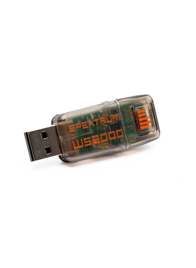 Spektrum Ws2000 Wireless USB RC Flight Simulator Dongle, SPMWS2000, Black
