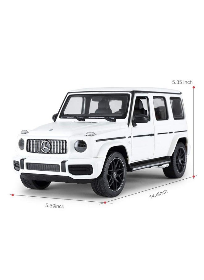 RASTAR Off-Road Remote Control Car, 1:14 Mercedes-AMG G63 R/C Off-Roader Toy Car, Doors Open/Working Lights - White/2.4Ghz
