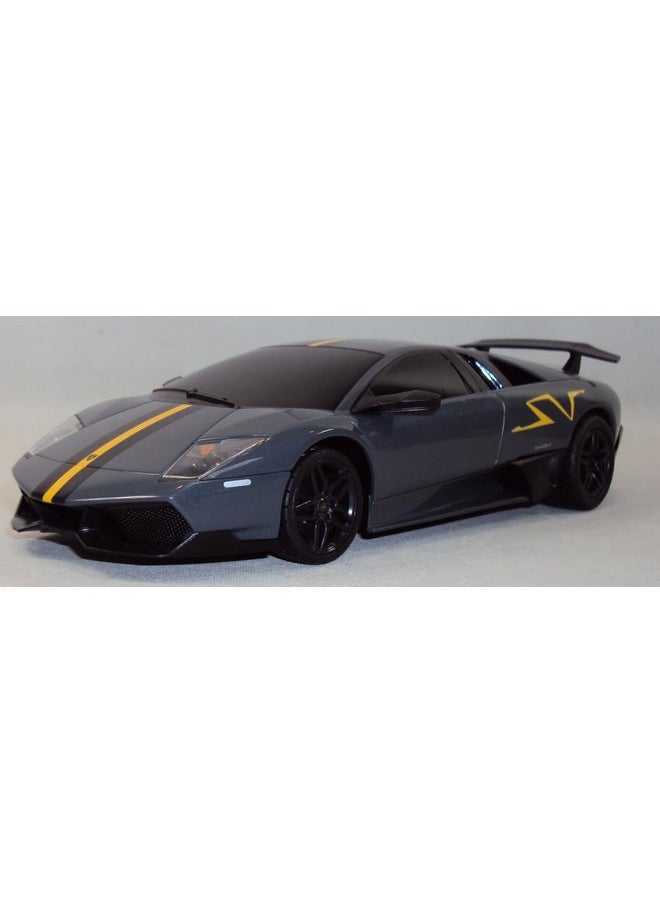 RASTAR 39001 1/24 Lamborghini RC Car - Officially Licensed Lamborghini Remote Control Car for Play and Display - Ideal Gift for Kids - Black