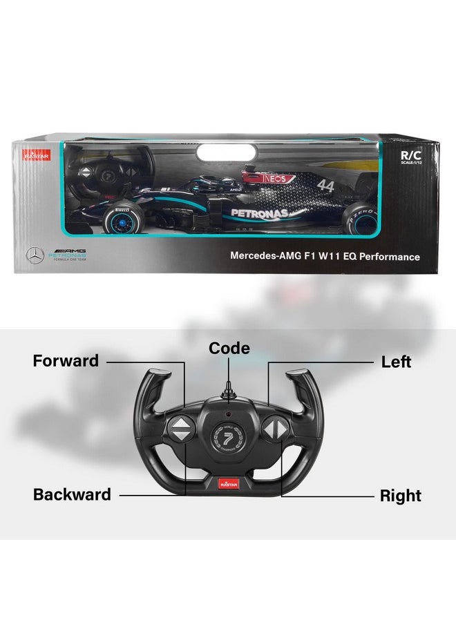 RASTAR RC Car 1/12 Scale 2.4Ghz Mercedes-AMG F1 W11 EQ Performance Officially Licensed RC Series Radio Remote Control Car