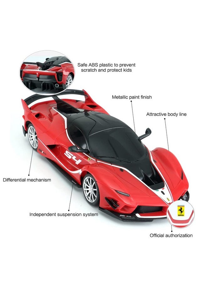 RASTAR Ferrari Toy Car 1/24 Ferrari FXX K EVO Remote Control Car for Kid Boys Adults - RED