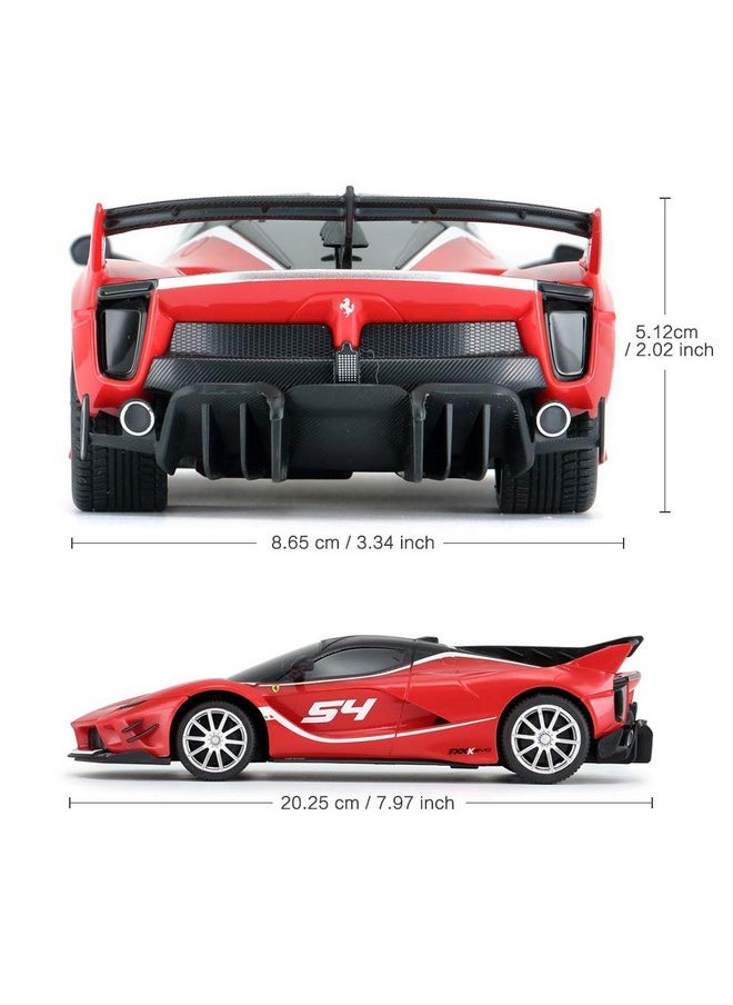 RASTAR Ferrari Toy Car 1/24 Ferrari FXX K EVO Remote Control Car for Kid Boys Adults - RED