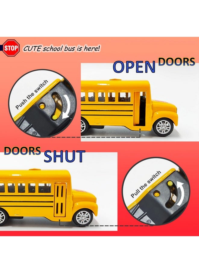 KIDAMI Die-cast Metal Toy Cars Set of 5, Openable Doors, Pull Back Cars Ambulance, Gift Pack for Kids (Official Car Ⅱ)