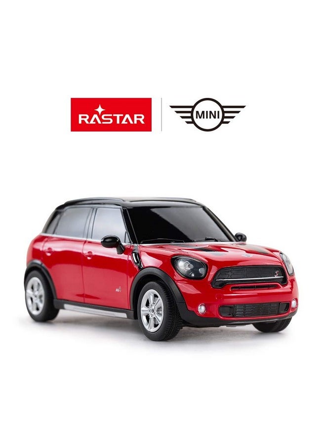 RASTAR BMW 1:24 RC Cars Remote Control Mini Cooper Countryman Model Car Toy Mini Cooper Car for Kids, Red