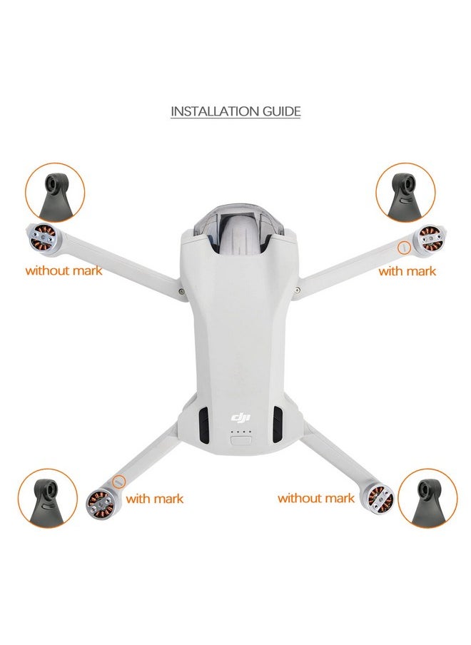 (24pcs) Mini 3 Propellers Compatible with DJI Mini 3 Wings Blades Replacement Accessories (NOT for DJI Mini 3 Pro)