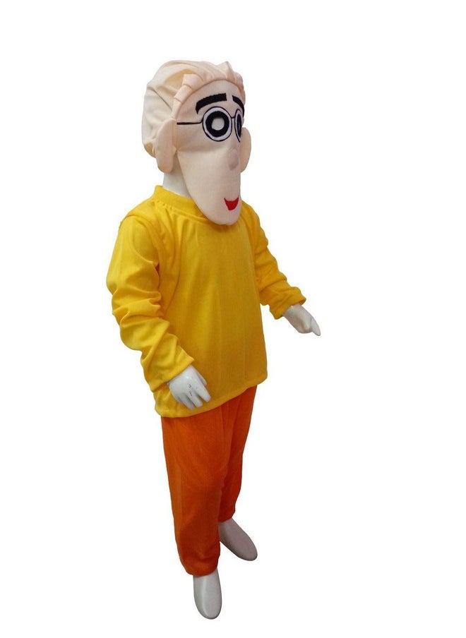 BookMyCostume Patlu Indian Cartoon Character Kids Fancy Dress Costume for Boys 5-6 years