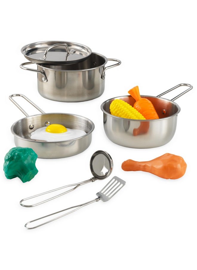 KidKraft Deluxe Cookware Set with Food, Gift for Ages 3+