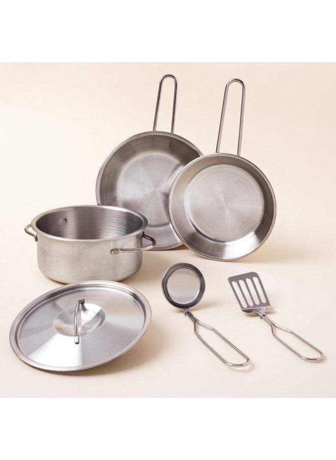 KidKraft Deluxe Cookware Set with Food, Gift for Ages 3+