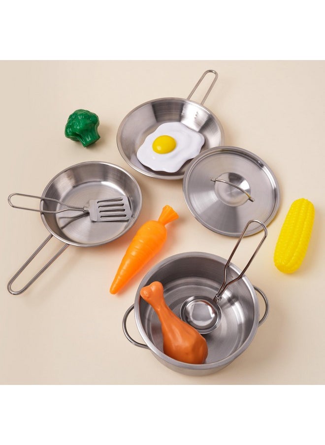 KidKraft Deluxe Cookware Set with Food, Gift for Ages 3+