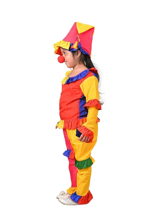 BookMyCostume Joker Colorful Clown Kids Adults Fancy Dress Costume 14-16 years/Adult S