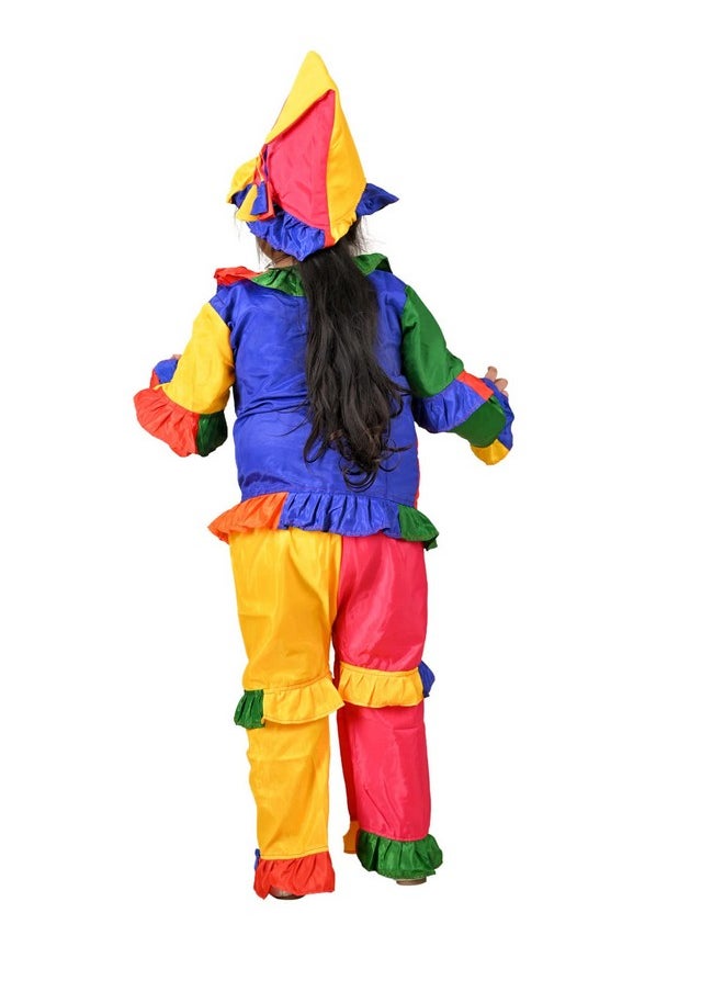 BookMyCostume Joker Colorful Clown Kids Adults Fancy Dress Costume 14-16 years/Adult S