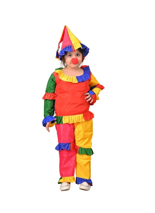 BookMyCostume Joker Colorful Clown Kids Adults Fancy Dress Costume 14-16 years/Adult S