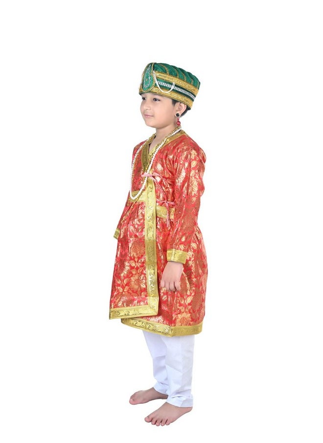 BookMyCostume Birbal Hindu Advisor of Akbar Kids Fancy Dress Costume for Boys & Men 8-10 Years