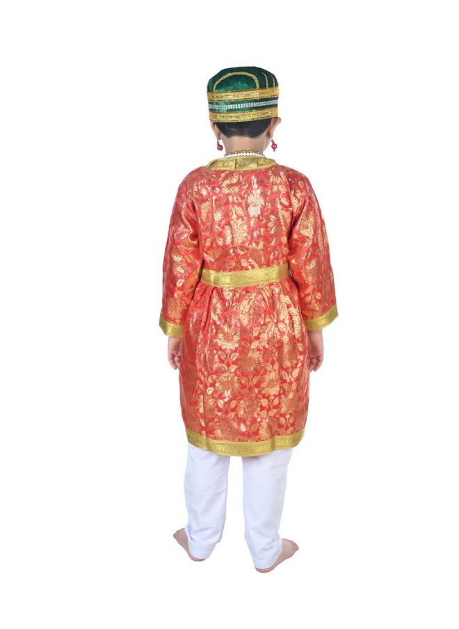 BookMyCostume Birbal Hindu Advisor of Akbar Kids Fancy Dress Costume for Boys & Men 8-10 Years