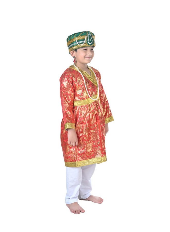 BookMyCostume Birbal Hindu Advisor of Akbar Kids Fancy Dress Costume for Boys & Men 8-10 Years