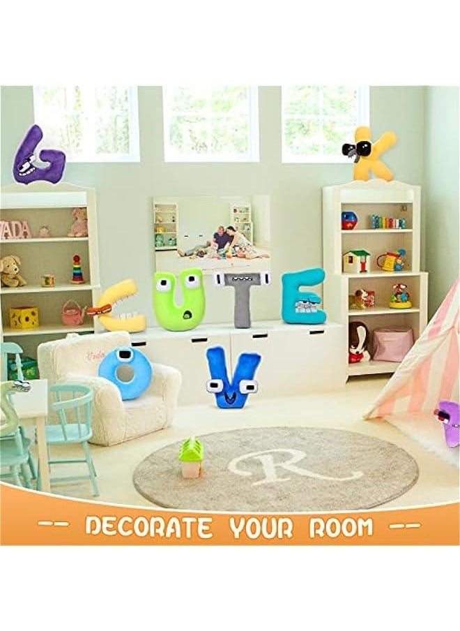 Alphabet Lore Plush Toys Alphabet Lore Plushies Alphabet Lore Stuffed Figure Dolls Funny Plush Toy for Fans Gift (A-Z 26 PCS)
