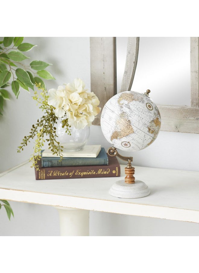 Deco 79 Paper Globe with Marble Base, 7