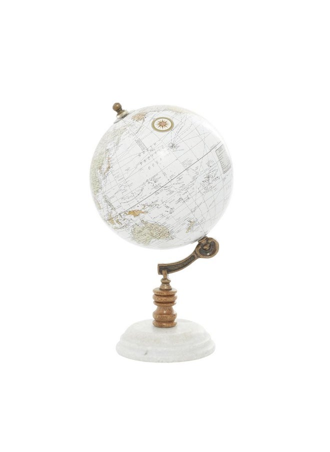 Deco 79 Paper Globe with Marble Base, 7